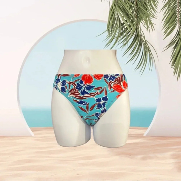 Cupshe Floral Bikini Bottom - Size Medium - New with Tags - Picture 1 of 4
